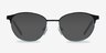 Mamba Bleu marine MétalMontures de lunettes de vue d'EyeBuyDirect, Avec des Verres Teintés