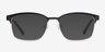 Sublime Black Golden MetalEyeglass Frames from EyeBuyDirect, with Tinted Lenses