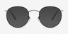 Daydream Black Silver MetalEyeglass Frames from EyeBuyDirect, with Tinted Lenses