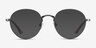 Fitzgerald Black & Tortoise MétalMontures de lunettes de vue d'EyeBuyDirect, Avec des Verres Teintés