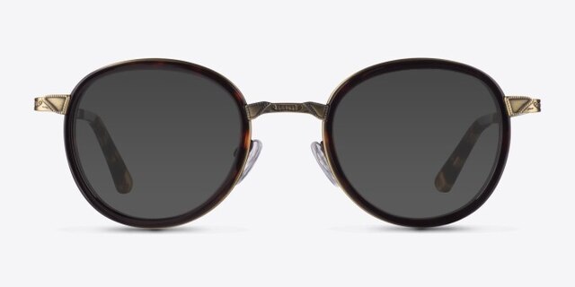 Bourgeois Écailles MétalMontures de lunettes de vue d'EyeBuyDirect, Avec des Verres Teintés