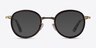 Bourgeois Écailles MétalMontures de lunettes de vue d'EyeBuyDirect, Avec des Verres Teintés