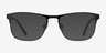 Bethnal Green Noir MétalMontures de lunettes de vue d'EyeBuyDirect, Avec des Verres Teintés