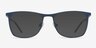 Whisper Matte Navy MetalEyeglass Frames from EyeBuyDirect, with Tinted Lenses