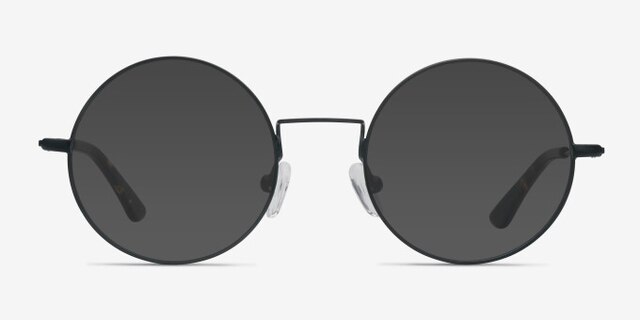 Someday Black MetalEyeglass Frames from EyeBuyDirect, with Tinted Lenses