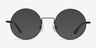 Someday Black MetalEyeglass Frames from EyeBuyDirect, with Tinted Lenses