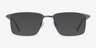 Absolute Gunmetal MetalEyeglass Frames from EyeBuyDirect, with Tinted Lenses