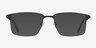 Absolute Navy MetalEyeglass Frames from EyeBuyDirect, with Tinted Lenses