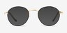 Mingus Black Golden MétalMontures de lunettes de vue d'EyeBuyDirect, Avec des Verres Teintés