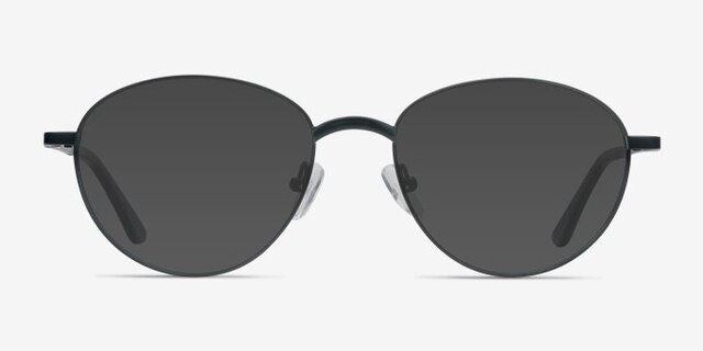 Nara Black MetalEyeglass Frames from EyeBuyDirect, with Tinted Lenses