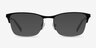 Time Black MetalEyeglass Frames from EyeBuyDirect, with Tinted Lenses