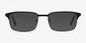 Normandy Black MetalEyeglass Frames from EyeBuyDirect, with Tinted Lenses