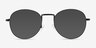 Shanghai Black MetalEyeglass Frames from EyeBuyDirect, with Tinted Lenses