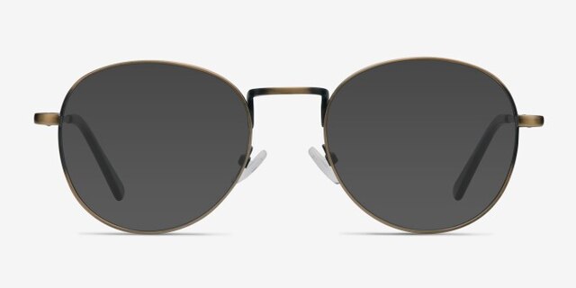 Shanghai Bronze MetalEyeglass Frames from EyeBuyDirect, with Tinted Lenses