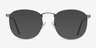St Michel Gunmetal MétalMontures de lunettes de vue d'EyeBuyDirect, Avec des Verres Teintés