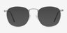 St Michel Argenté MétalMontures de lunettes de vue d'EyeBuyDirect, Avec des Verres Teintés