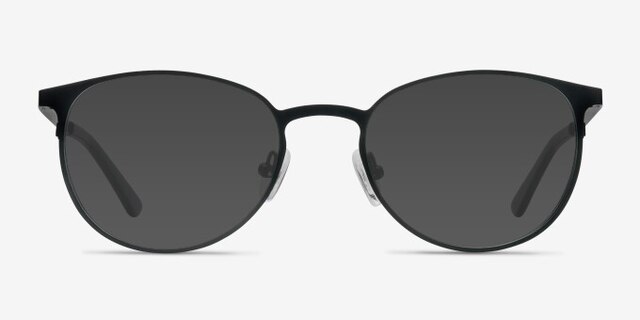 Joan Black MetalEyeglass Frames from EyeBuyDirect, with Tinted Lenses