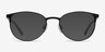 Joan Black MetalEyeglass Frames from EyeBuyDirect, with Tinted Lenses