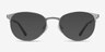 Joan Silver MetalEyeglass Frames from EyeBuyDirect, with Tinted Lenses