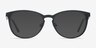 Neta Matte Black MetalEyeglass Frames from EyeBuyDirect, with Tinted Lenses