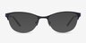 Melody Bleu marine MétalMontures de lunettes de vue d'EyeBuyDirect, Avec des Verres Teintés