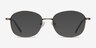 Behold Bronze MetalEyeglass Frames from EyeBuyDirect, with Tinted Lenses