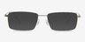 Falcon Argenté MétalMontures de lunettes de vue d'EyeBuyDirect, Avec des Verres Teintés