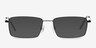 Falcon Black MetalEyeglass Frames from EyeBuyDirect, with Tinted Lenses