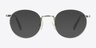 Circus Silver MetalEyeglass Frames from EyeBuyDirect, with Tinted Lenses