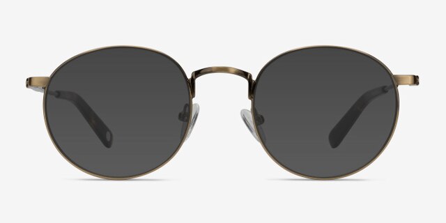 Circus Bronze MetalEyeglass Frames from EyeBuyDirect, with Tinted Lenses