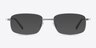 Bryce Silver MetalEyeglass Frames from EyeBuyDirect, with Tinted Lenses
