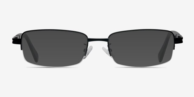 Above Black MetalEyeglass Frames from EyeBuyDirect, with Tinted Lenses