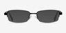 Above Black MetalEyeglass Frames from EyeBuyDirect, with Tinted Lenses