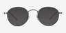Cupertino Silver MetalEyeglass Frames from EyeBuyDirect, with Tinted Lenses