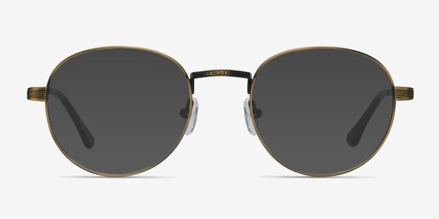 Belleville Bronze MetalEyeglass Frames from EyeBuyDirect, with Tinted Lenses
