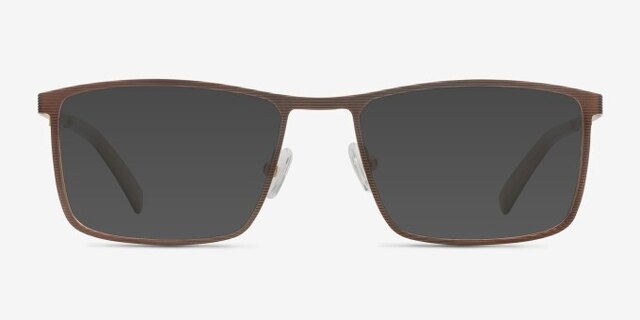 MOD-B1736 Brun MétalMontures de lunettes de vue d'EyeBuyDirect, Avec des Verres Teintés