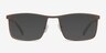 MOD-B1736 Brun MétalMontures de lunettes de vue d'EyeBuyDirect, Avec des Verres Teintés