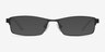 Olsen Noir MétalMontures de lunettes de vue d'EyeBuyDirect, Avec des Verres Teintés