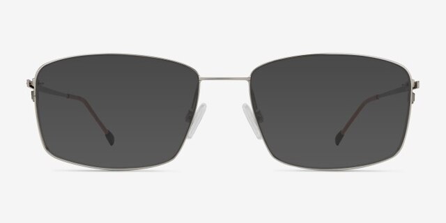 Balance Silver MetalEyeglass Frames from EyeBuyDirect, with Tinted Lenses