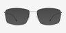 Balance Silver MetalEyeglass Frames from EyeBuyDirect, with Tinted Lenses