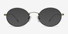 Mercury Black Bronze MétalMontures de lunettes de vue d'EyeBuyDirect, Avec des Verres Teintés