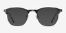 Ferrous Gunmetal MétalMontures de lunettes de vue d'EyeBuyDirect, Avec des Verres Teintés