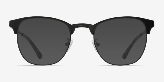 Ferrous Black MetalEyeglass Frames from EyeBuyDirect, with Tinted Lenses