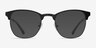Ferrous Black MetalEyeglass Frames from EyeBuyDirect, with Tinted Lenses