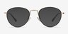 Taipei Black MetalEyeglass Frames from EyeBuyDirect, with Tinted Lenses