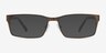 Celine Bronze MetalEyeglass Frames from EyeBuyDirect, with Tinted Lenses