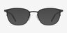 Plateau Gunmetal MétalMontures de lunettes de vue d'EyeBuyDirect, Avec des Verres Teintés