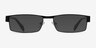 Katia Noir MétalMontures de lunettes de vue d'EyeBuyDirect, Avec des Verres Teintés
