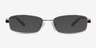 Jean Silver MetalEyeglass Frames from EyeBuyDirect, with Tinted Lenses