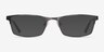 Germantown Gunmetal MetalEyeglass Frames from EyeBuyDirect, with Tinted Lenses